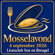 Logo Mosselavond Lionsclub Son en Breugel